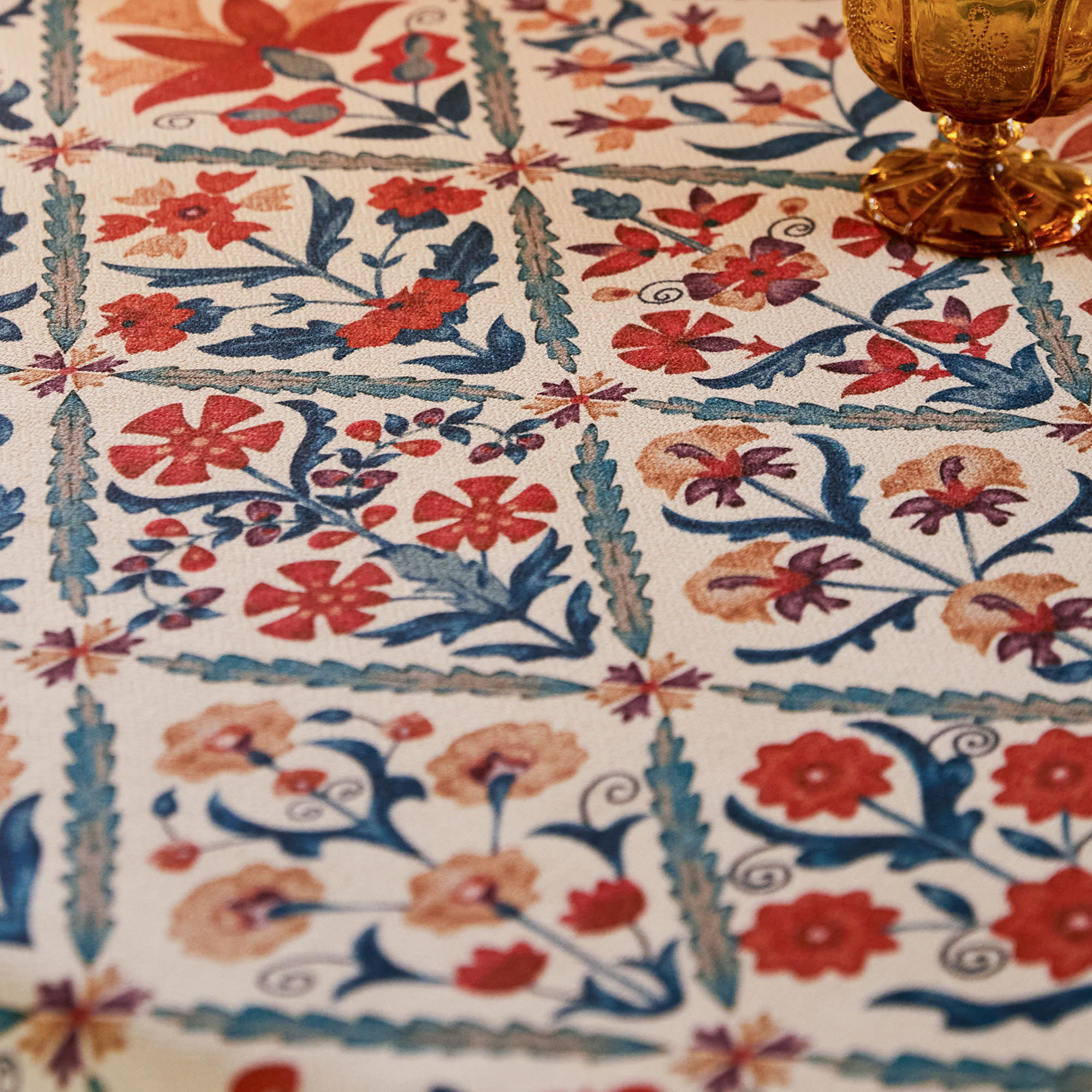 Mediterranean patchwork tablecloth - Image 6